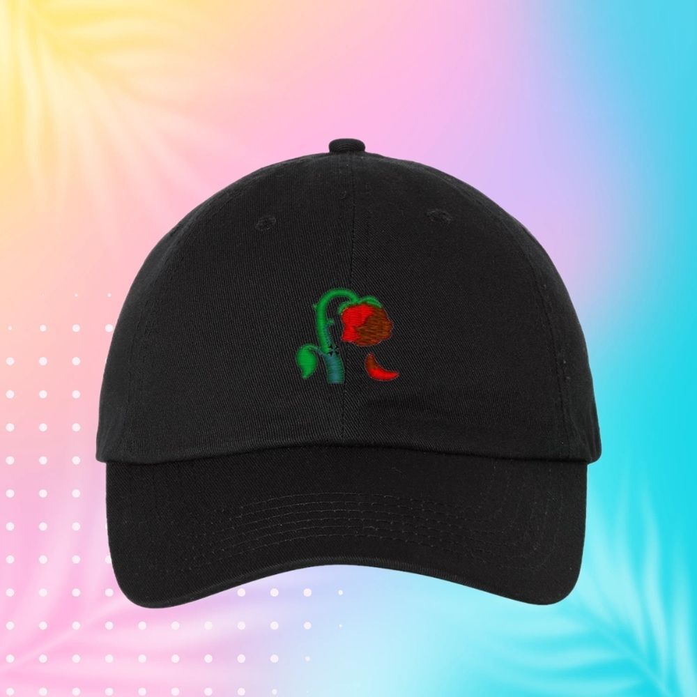 Wilted Rose Emoji - Dead Rose Hat